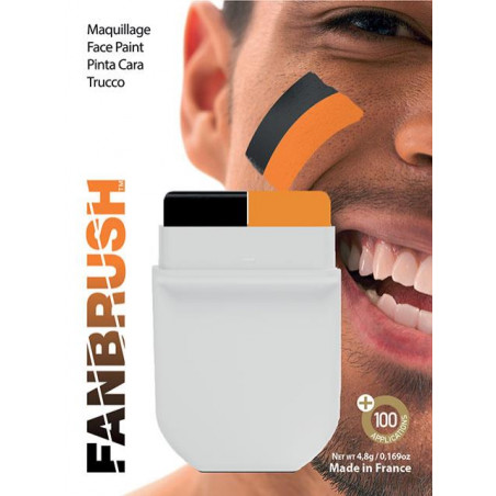 Fanbrush Noir/orange 